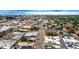 Aerial view of a vibrant neighborhood featuring a mix of residential and commercial buildings with ample street parking at 1019 26Th St, Denver, CO 80205