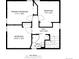 Upstairs floor plan featuring three bedrooms, a bathroom, and a hallway at 1019 26Th St, Denver, CO 80205