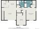 Floor plan showcasing the layout of a 1012 sq. ft. home including rooms and dimensions at 912 S Yampa St # 208, Aurora, CO 80017