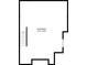 Floor plan highlighting the basement layout, which is 21'5