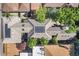 Expansive tile roof featuring skylights with mature trees adding shade and greenery to this urban home at 481 N Humboldt St, Denver, CO 80218