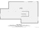 This floorplan shows the dimensions of a partially finished basement, including the location of the staircase at 18225 E Caley Dr, Aurora, CO 80016