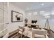 Bright home office with stylish decor, modern furniture, and ample natural light at 5983 Fulton St, Denver, CO 80238