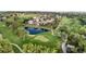 Aerial shot showcases community homes near a scenic golf course and pond at 10200 Julian St, Westminster, CO 80031