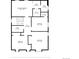 Detailed floor plan showcasing the layout of the bedrooms and bathrooms at 10200 Julian St, Westminster, CO 80031