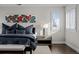 Main bedroom with hardwood floors and plenty of natural light at 290 Glencoe St, Denver, CO 80220