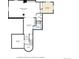 Detailed floor plan showcasing the basement layout, including the recreation room, kitchenette, and storage areas at 14200 W 86Th Pl, Arvada, CO 80005