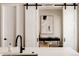 Home office area with barn doors for privacy at 8260 E 36Th Ave # 30, Denver, CO 80238