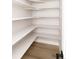 Walk-in pantry with ample shelving for organized storage at 8260 E 36Th Ave # 30, Denver, CO 80238