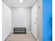 Entryway with closet, bench, and door at 955 Eudora St # 307E, Denver, CO 80220