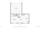 This floor plan features a living room, kitchen, bathroom, stairs, and garage at 8065 E 21St Ave, Denver, CO 80238
