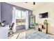 Comfortable office with a large window, desk, and stylish decor at 8065 E 21St Ave, Denver, CO 80238