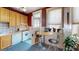 Cozy kitchen with an eat-in area, and ample natural light at 126 S Clarkson St, Denver, CO 80209