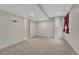 Finished basement with carpet, and a window for natural light at 600 Balsa Dr, Castle Rock, CO 80104