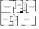 Second floor layout with the primary bedroom, eat-in kitchen, and living room at 4300 Osage St, Denver, CO 80211