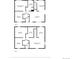 Two-story floor plan with labeled rooms and dimensions for each level at 4300 Osage St, Denver, CO 80211