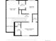 Upstairs floor plan highlights bedrooms, bathrooms, and a walk-in closet for the primary bedroom at 5536 Kirk St, Denver, CO 80249