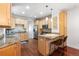 Well-designed kitchen with stone countertops at 623 S Logan St, Denver, CO 80209