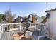 Inviting rooftop deck with chairs and neighborhood views for relaxing outdoors at 623 S Logan St, Denver, CO 80209