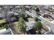 Aerial view featuring the home's location, landscaping, and surrounding neighborhood at 80 S 38Th St, Boulder, CO 80305