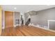 Finished basement with wood floors, neutral walls, access to bath and separate door at 80 S 38Th St, Boulder, CO 80305