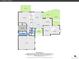 First floorplan displays the layout of the living room, kitchen, dining area, foyer, and bathroom at 6505 S Garfield Ct, Centennial, CO 80121