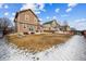 Spacious backyard with a view of the neighborhood at 11590 River Oaks Ln, Commerce City, CO 80640