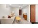 Cozy basement with a comfortable couch and small table at 2944 Hooker St, Denver, CO 80211
