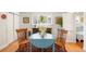 Cozy dining area featuring a table, chairs, and hardwood floors at 2944 Hooker St, Denver, CO 80211