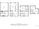 Comprehensive floorplan highlighting the home's layout, including the garage, kitchen, living room, and bedrooms at 999 N Emerson St # 10, Denver, CO 80218