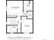 Detailed floorplan showcasing the layout of the primary bedroom, bathroom, bedroom, and hall at 999 N Emerson St # 10, Denver, CO 80218