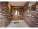 Ornate double-door entry with stained glass accents at 4272 E Orchard Pl, Centennial, CO 80121