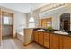 Bathroom boasting double sinks, granite countertops, and natural light near the tub at 4901 Ashbrook Cir, Highlands Ranch, CO 80130