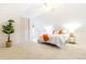 Bedroom with white walls, sloped ceilings and carpet, and double closet doors at 3429 W 34Th Ave, Denver, CO 80211