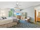 Light-filled main bedroom with vaulted ceilings and serene window views at 6726 W 97Th Cir, Westminster, CO 80021