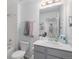 Functional bathroom with a shower-tub combo and a clean vanity, catering to everyday needs at 20932 E 60Th Ave, Aurora, CO 80019