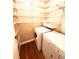 A laundry room with a washer, dryer, and ample shelving for storage at 13890 E Marina Dr # 602, Aurora, CO 80014
