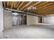 Spacious unfinished basement area with exposed ceiling and plumbing, perfect for future expansion at 5842 High Timber Cir, Castle Rock, CO 80104