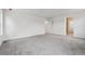 Neutral bedroom with carpet, white walls and trim, and closet space at 9277 Truckee Ct, Commerce City, CO 80022