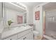 Clean, well-lit bathroom with a shower and vanity at 6242 Shea Pl, Highlands Ranch, CO 80130
