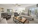 Bright and spacious living room with lots of natural light and comfortable seating for entertaining at 6242 Shea Pl, Highlands Ranch, CO 80130