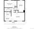 Floor plan displays two bedrooms, living room, kitchen, and porch at 3705 Quail St # 4, Wheat Ridge, CO 80033