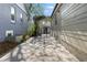 Cozy backyard featuring a gated patio area and lush greenery, perfect for outdoor relaxation at 785 Dexter St, Denver, CO 80220