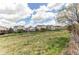 Beautiful backyard view of the community and green space behind the home at 3607 Dinosaur St, Castle Rock, CO 80109