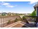 A picturesque view from the deck overlooking the neighborhood and surrounding landscape at 7410 S Old Hammer Way, Aurora, CO 80016