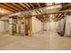 Unfinished basement with equipment and lots of space at 13351 Olive Way, Thornton, CO 80602