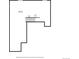Basement layout with dimensions for potential customization or storage solutions at 13351 Olive Way, Thornton, CO 80602
