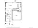 Detailed first floor plan showcases spacious living areas, including a kitchen, living room and dining room at 13351 Olive Way, Thornton, CO 80602