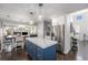 Modern kitchen featuring a center island and stainless steel appliances at 10144 Madison St, Thornton, CO 80229
