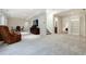 Open basement area featuring recessed lighting, neutral tones, and flexible living space at 787 Kendall Ct, Lakewood, CO 80214